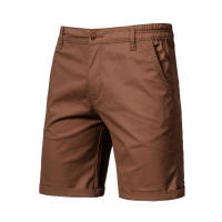 Verano nuevos pantalones cortos casuales de algodón para hombres europeos y americanos rectos ajustados pantalones de cinco cuartos ropa de hombre de color sólido de gran tamaño - details 8