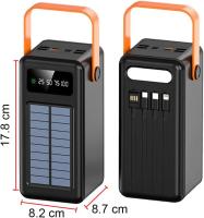 Cargador solar portátil de 100.000 mAh con Pantalla digital y Luz LED para camping. - details 2