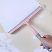 Cepillo De Limpieza Multifuncional De Silicona Para Ventanas Baño Cocina Piso Herramienta De Limpieza De Vidrio Eco-amigable Con Mango De Plástico - details 6