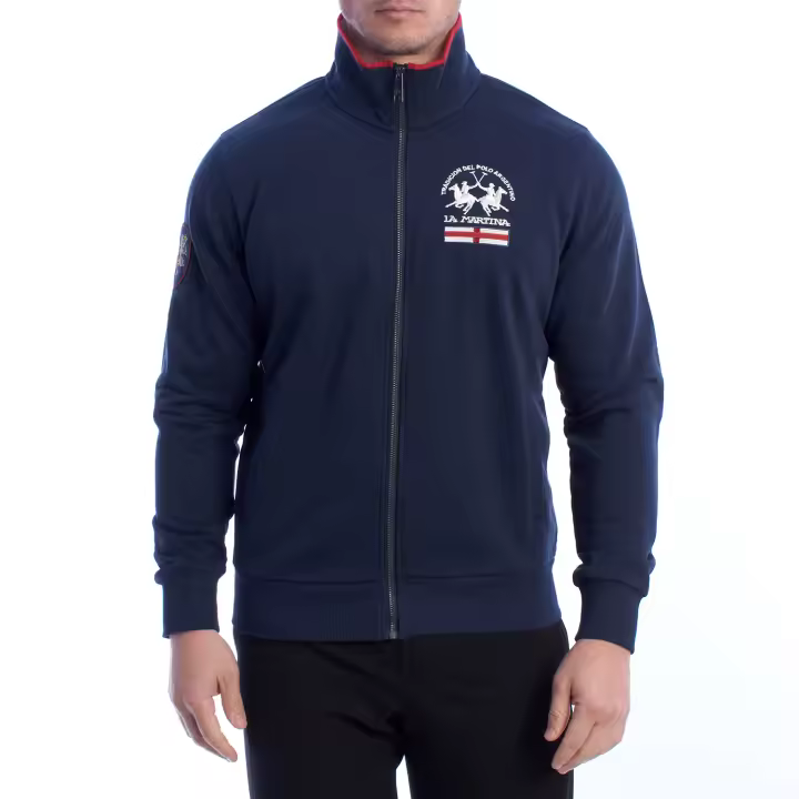 La Martina-Sudadera con Cremallera YMF602-FP112 para Hombre - 1
