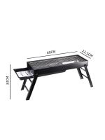 Barbacoa larga portatil de carbon, plegable y ligera, barbacoa larga de sobremesa para jardin, camping, picnic o playa. Don Feliz - details 0