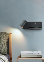 Lámpara De Pared LED Para Interior Con Carga USB Y Inalámbrica Luz De Pared Para Dormitorio Luz Nórdica Sconce 5W GU10 Bombilla AC110V/220V - details 0