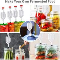 Airlock De Forma S Para Fermentación De Cerveza Y Vino Tapa De Sellado Con Válvula Y Grommets De Grado Alimenticio Para Carboys Y Botellas De Uso Doméstico - details 3