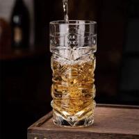 Vaso De Barra De Cristal Tiki Copa De Cóctel Hawaiano Cara De Fantasma Vaso De Agua Creación Gome Vaso De Barra Para Cócteles - details 5