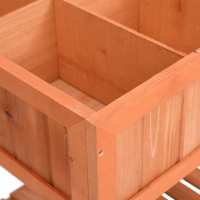 vidaXL Jardinera huerto madera maciza de abeto 80x60x80 cm - details 4