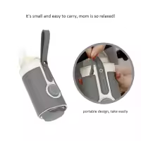 Calentador De Botella Para Bebé Portátil Con 3 Temperaturas Ajustables USB Calentador De Leche Para Viaje En Coche Seguro Y Ecológico Tamaño Medio - details 36