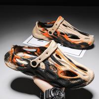 Sandalias De Verano Para Hombre Y Mujer Con Patrón De Camuflaje Plataforma Exterior Zapatillas De Playa Suaves EVA Para Interior Casa Sandalias De Tacón Plano Estilo Casual - details 8