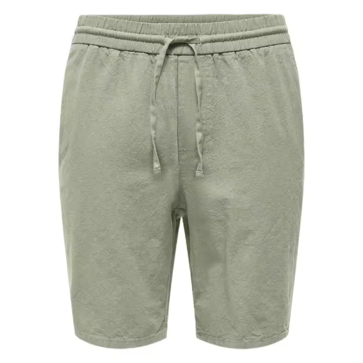 Pantalon Corto Only & Sons Onslinus para hombre en color verde - 1