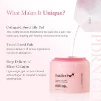 medicube PDRN Pink Collagen Toning Gel Toner Pad 70 pads | PDRN (Sodium DNA) + Colágeno + Niacinamida + Centella + Madecassoside + Retinol + LHA - details 1