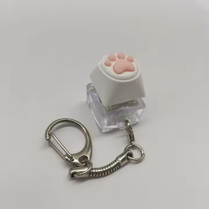 Llavero De Gato Lindo Con Uñas Llavero De Anillo Para Descomprimir Y Prueba De Presión Juguete Colgante Para Bolsa Regalo Para Parejas En Fiestas - 1