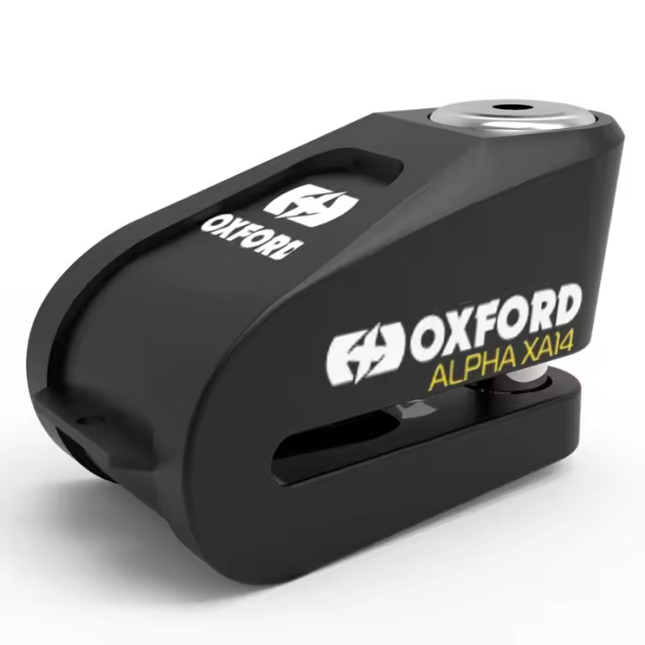 Candado Disco Oxford C/alarma Alpha Xa14 Negro - 1