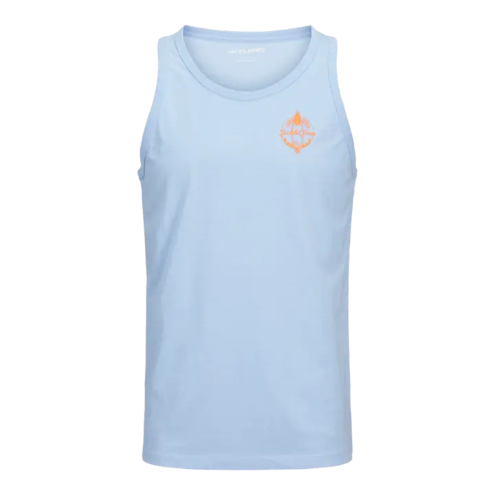 Jack & Jones One Color Summer Camiseta De Tirantesy Color Gris Azulado - Fresco, Suave Y Elástico - 1