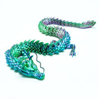 Dragón Chino 3D Imprimible Decoración De Escritorio Creativa Con Articulaciones Corporales Para Movimiento Libre Regalo Original - details 0