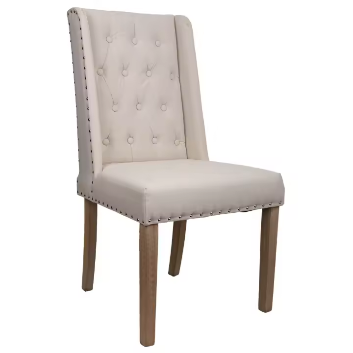 WANDERLUST DECO Silla de Madera Tapizada para Comedor con Diseño Elegante y Alta Calidad - 1