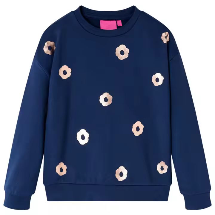 Sudadera infantil azul marino 140 - 1