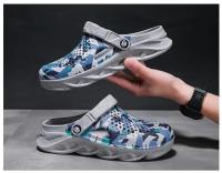 Sandalias Casuales Para Hombre Verano 2024 Plana Mocasines De Playa Estilo Crocs Suave Clog Moda Leisure Transpirable - details 13
