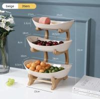 Plato De Madera Para Frutas Y Postres Con Particiones Y Pies Para Cocina Y Comedor Kemorela Originales En China - details 10