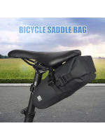 Bolsa De Sillín Para Bicicleta Gran Capacidad MTB Road Bike Accesorio De Almacenamiento Para Bicicleta Impermeable De Poliéster - details 1