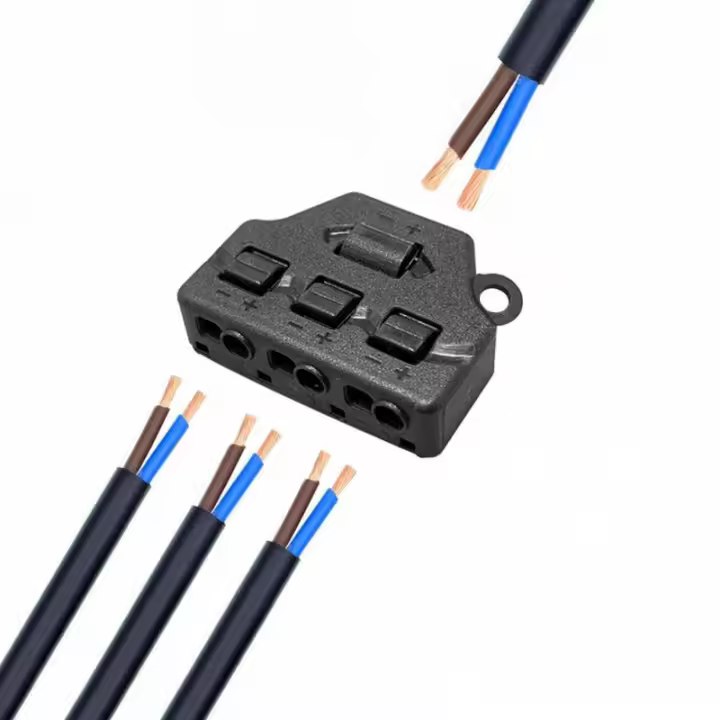 LEDBOX Distribuidor 1*2 a 3*2 cables 0-42V/9A. Instalaciones, Cableado - 1