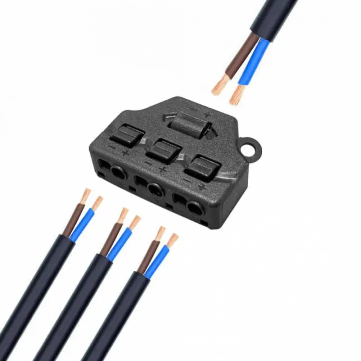 LEDBOX Distribuidor 1*2 a 3*2 cables 0-42V/9A. Instalaciones, Cableado - 1