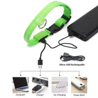 Collar LED Para Perros Ajustable Y Recargable Luminoso Para Noche Anti-Pérdida Correa De Luz Para Pequeños Perros - details 12