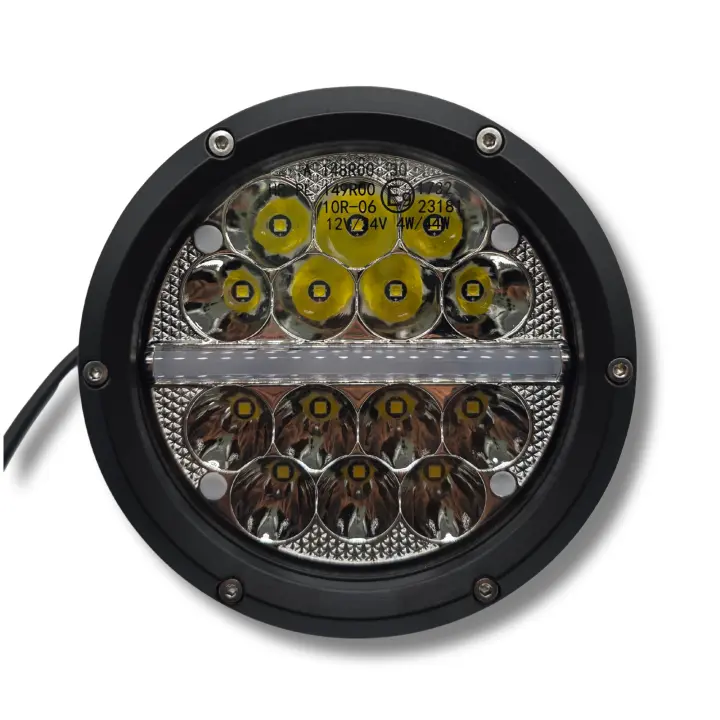 Faro LED 6 pulgadas 75W OSRAM Homologado HR 30 Larga Distancia + Posición con Tapa - 1