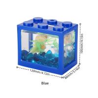 Acuario De Peces Miniatura Creativa DIY Bloques De Construcción Desmontables Para Escritorio Decoración Para Hogar Y Oficina Caja De Alimentación Para Betta - details 9
