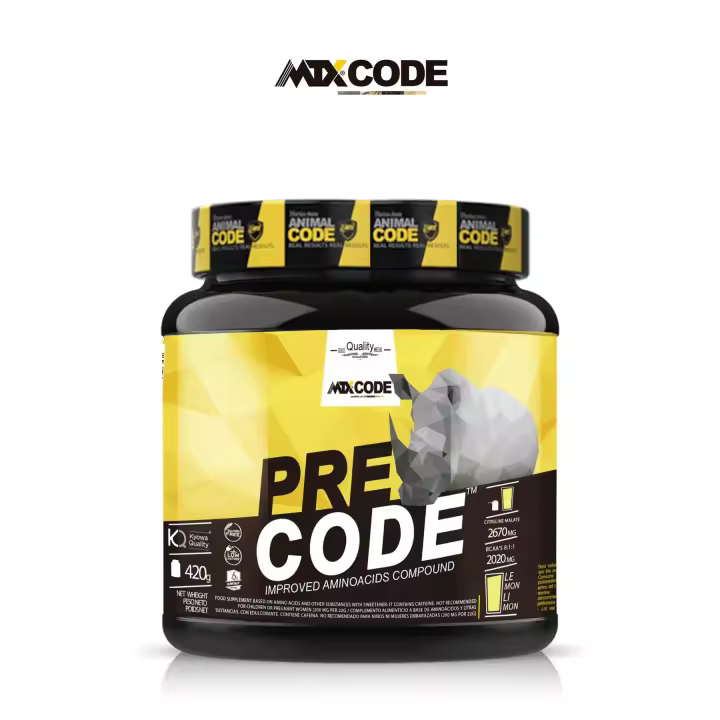 MTX nutrition PRECODE [420g.] - Pre-entrenamiento PREMIUM con 20 Ingredientes Activos en Dosis Efectivas para el rendimiento, fuerza y eficacia. - 1