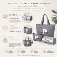 Set de Bolsa de Playa con Toalla y Neceser Personalizado con Nombre - Regalo Original para Cumpleaños, Verano, Playa y Piscina - details 1