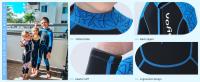 Wetsuit Para Niños Y Niñas 3mm Neopreno Completo Apta Para Agua Fría Natación Surf Natación Submarina Escuba Talla Verdadera - details 2