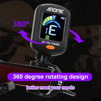 Afinador Digital Rotatable Y Plegable Para Guitarra Eléctrica Afinador Electrónico Para Baixo Ukulele Afinador Cromático Para Guitarra Accesorios De Guitarra - details 3