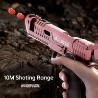 Pistola De Juguete TTI Con Efecto De Tirar De Carga Continua Y Retroceso Bala Suave Juego Al Aire Libre Para Niños Regalos - details 3