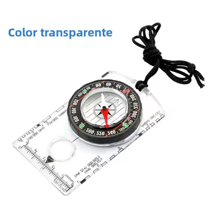 Compas Profesional Impermeable Para Camping - Esencial Para Senderismo Y Navegación Al Aire Libre Regalo De Sobrevivencia Con Lectura De Mapa - 1