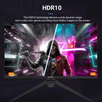 Gaming Monitor Curvo Pantalla para PC juegos KTC 32” inch 170Hz 2K QHD  H32S17  ( 2560x1440_1ms _ NTSC 85%_ Panel HVA 1500R Sin Marco_HDMI2.0_ DP1.4_ USB_Audio_ 16:9_ Flicker-Free_ Low Blue Light_ 300cd/m²_ 3500:1_ sRGB 99%)  FreeSync & G-Sync - details 7