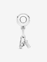 Pandora - Charm Colgante de biberón y Zapatos-Plata de Lei - details 1