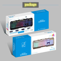 Teclado Mecánico G700 Impermeable Con Soporte Para Móvil Estilo De Negocios Luz Metálica Teclado De Juego USB 104 Teclas - details 11