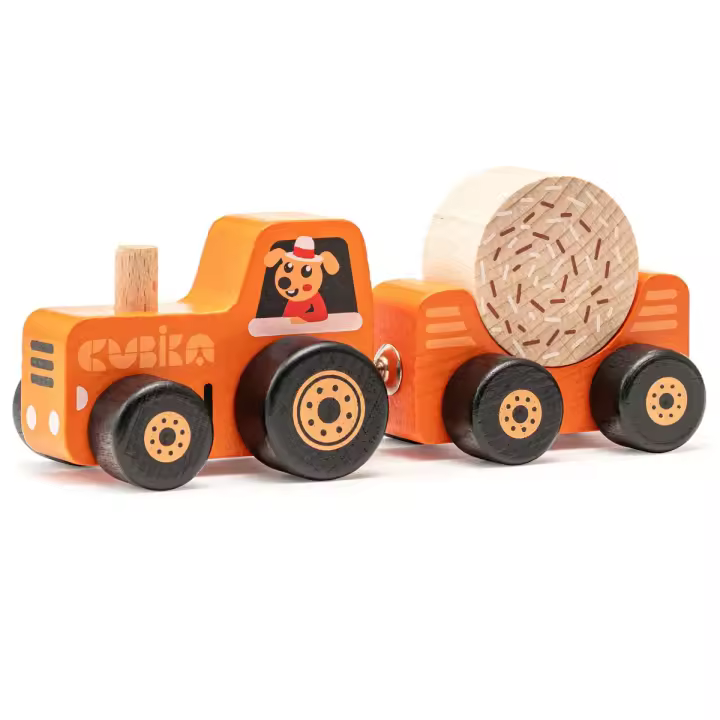 Tractor de Madera de Cubika - 1