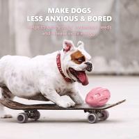 Juguetes Para Perros Masticadores Agresivos De Goma Squeaky Bola De Masticar Para Dientes Duraderos Y Limpieza Adecuado Para Razas Medianas Y Grandes - details 11