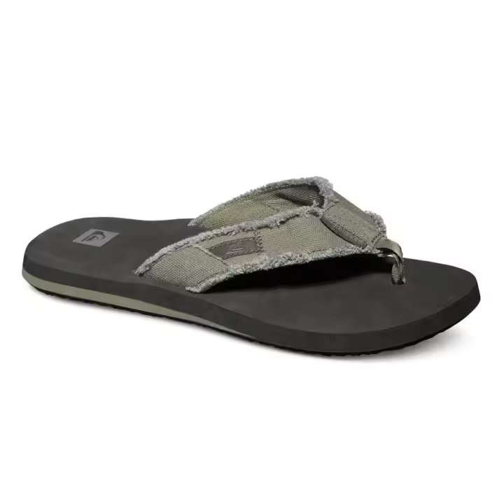 Quiksilver Chanclas Monkey Abyss Negro,Gris Hombre Adulto - 1