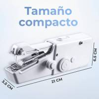 JUPPLIES - Maquina de Coser Portatil con Kit Costura 21 × 6.5 × 3.5 cm - Maquina Coser Electrica Mini para Viaje - details 0