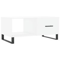 Vidaxl Mesa de Centro de Madera Contrachapada 90x50x40 Cm Blanco - details 0