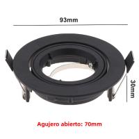 10pcs Instalaciones De Luz LED Redonda Gu10 Soporte De Luz Ajustable Aluminio Caja De Luz LED MR16 Para Vestíbulo - details 4