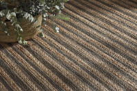 Parentesi Quadra  -  ALFOMBRA LINEA NATURAL GRIS Y BEIGE 160X230 - details 1