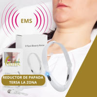 Dispositivo Reductor de Papada Firmeza Facial Cara Tonificador Masajeador de Rejuvenecimiento de Cuello Radiofrecuencia Facial Terapia LED Electroestimulador Facial Papada Masaje Sonico Tratamiento Antienvejecimiento - details 0