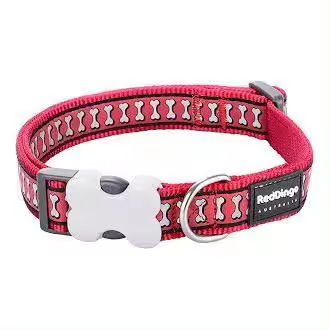 COLLAR PERRO RD REFLECTANTE ROJO - 1
