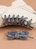 1 Par De Laces De Bird Grid Personalizados Para Hombres Y Mujeres Adecuados Para Deportes Y Múltiples Tipos De Zapatos - details 2