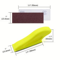 Kit De Lijadora Manual 71 Piezas Bloque De Lijado Detallado Mini Para Espacios Pequeños 80 120 180 240 Puntos De Lijado - details 1