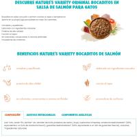 Nature´S Variety Cat Original Bocaditos En Salsa Salmón Pack 22X85 Gr - details 0