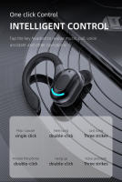 Auriculares Bluetooth 5.2 Inalámbricos Impermeables Con Micrófono Mini Hooks Para Oídos Estéreo HiFi Música Para Teléfono Auriculares Deportivos Con Cancelación De Ruido Activa - details 9