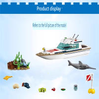 Juguete De Construcción De Barco De Oceano Para Niños 148 Piezas Modelo De Yate De Diversión Con Delfín Y Ballena Regalo Educativo Para Niños - details 6